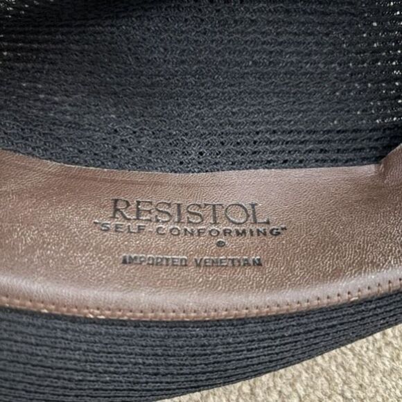 Resistol Self Conforming Size 6 3/4 Black Fedora Hat - Picture 8 of 11